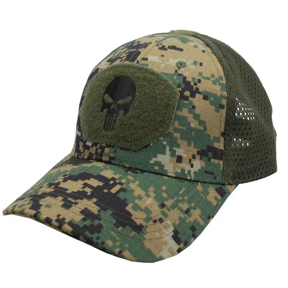 Summer Men's and Women's Universal Baseball Hat Breathable Sun Protection Outdoor Sports Cap Skull Head Personalized Hat
