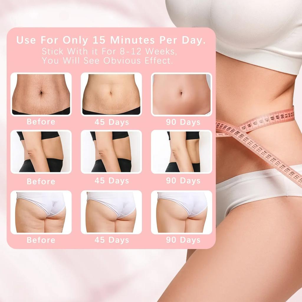 Electric RF Fat Remover Body Massager With Slimming Gel for Waist Arm Leg Butt Cordless Fat Burner Body Belly Sculpting Machine