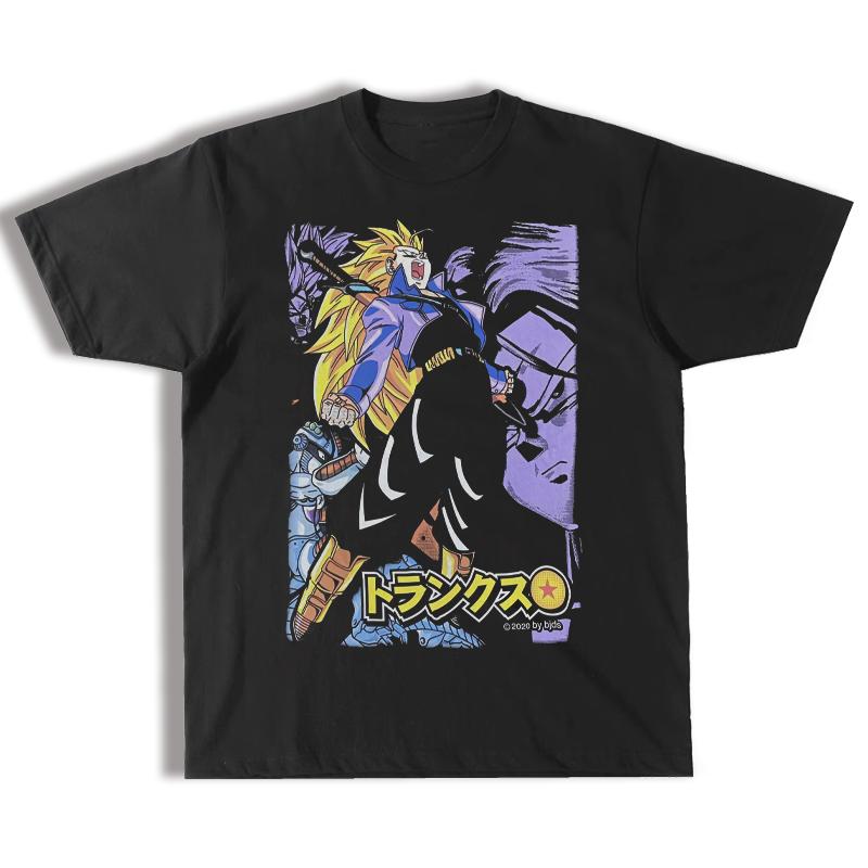 Dragon Ball Dragon Ball Collection Anime Peripheral Short Sleeve Casual Crew Neck Cotton Printed Loose T-Shirt