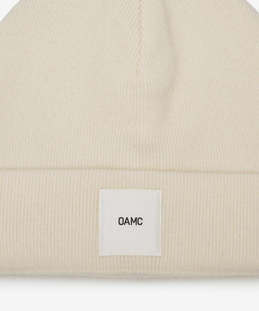 OAMC Fissler Logo Patch Beanie - Natural White / 23A28Oak13Fltoa007108