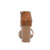 Women's high-heeled sandals summer classic simple and versatile thick-heeled large-size open-toed sandals