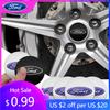 Car Sticker 2025 Hot 56mm Car Hub Cap Badge Sticker Metal Alloy For Ford Escape Edge Mondeo Taurus Fusion Mustang Focus Mk2 Mk3