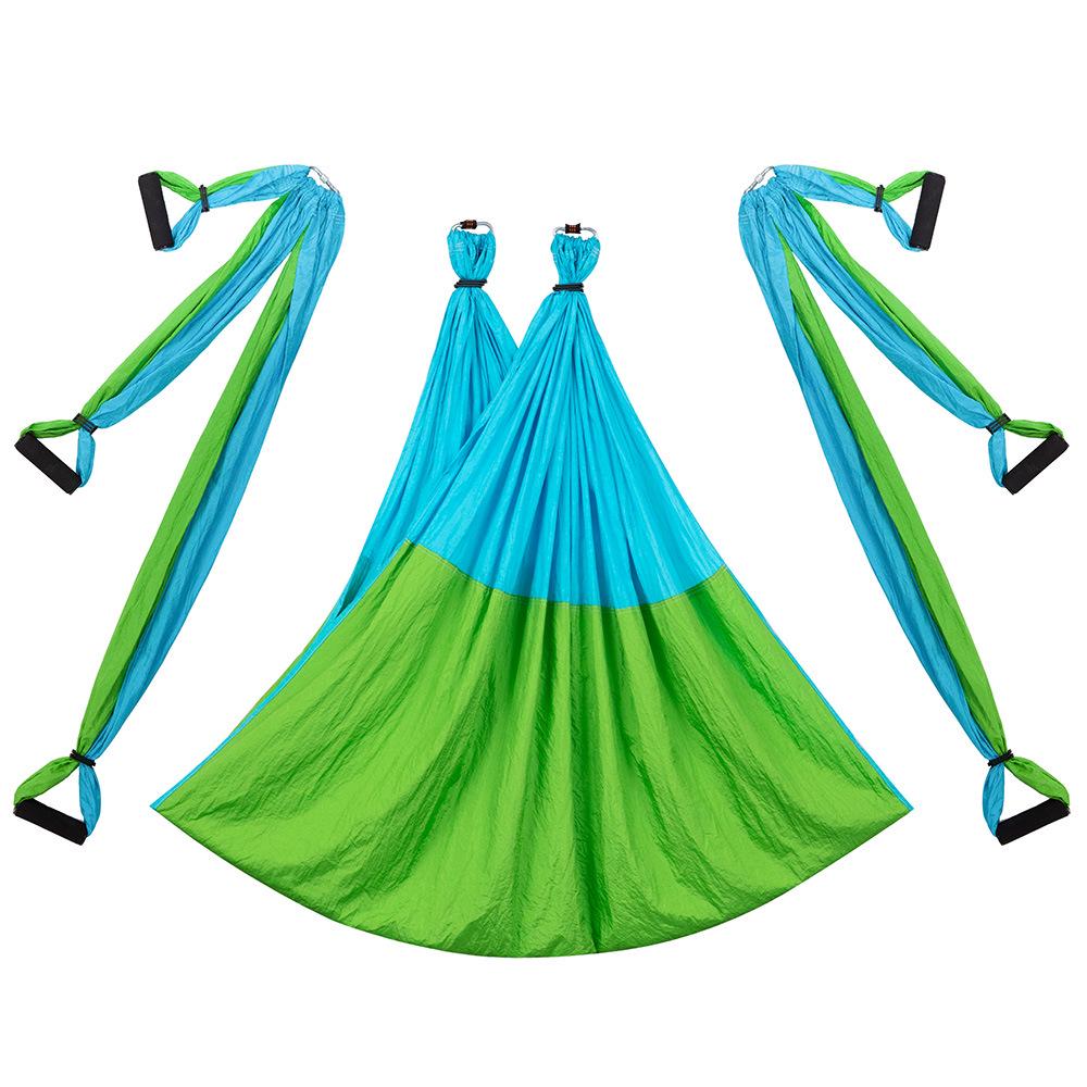 Aerial Yoga Hammock with 6 Handles - Non-Elastic Nylon for Studio Inversion Fitness