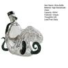 Yousheng Octopus Shaped Whiskey Decanter, 3D Blown Glass Wine Bottle with Stopper, 400ml Handmade Lead-Free Barware, Creative Bar Decor Gift for