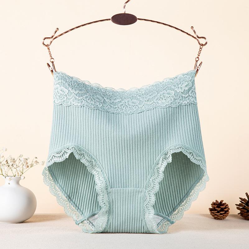 Sexy Lace Panties High Waist Women's Cotton Panties Breathable Comfortable Panties