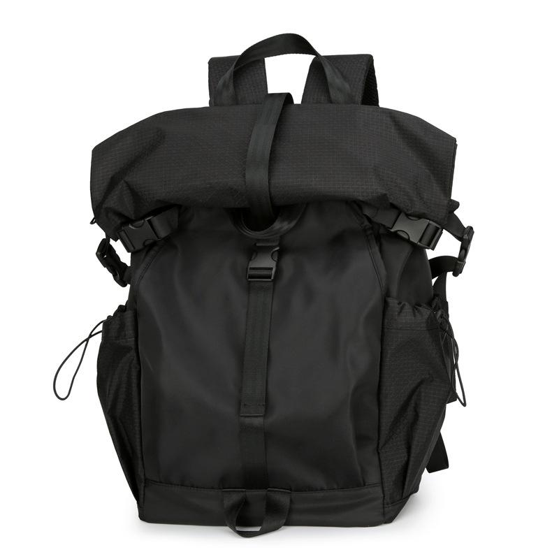 Herrenrucksack mit Falt- und Rollverschluss, Trendige und modische Arbeitskleidung, Funktioneller Stil, Reise und Freizeit