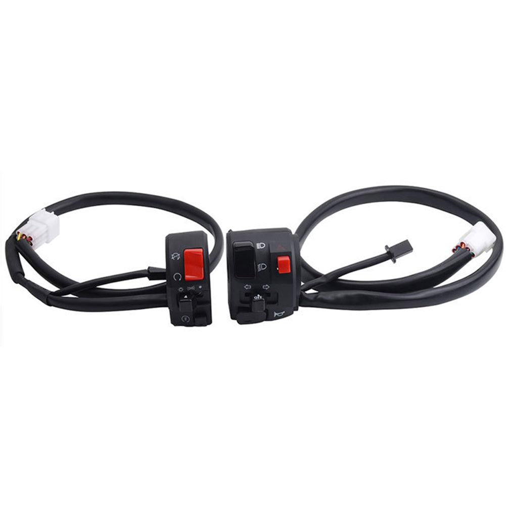 7/8" 22mm Motorcycle Switches Motorbike Horn Button Turn Signal Electric Fog Lamp Light Start Handlebar Controller Switch