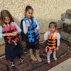 Kids Swimming Life Vest Adjustable Boating Drifting Aid Jackets Buoyancy Jackets with Whistle for Water Sports Activity