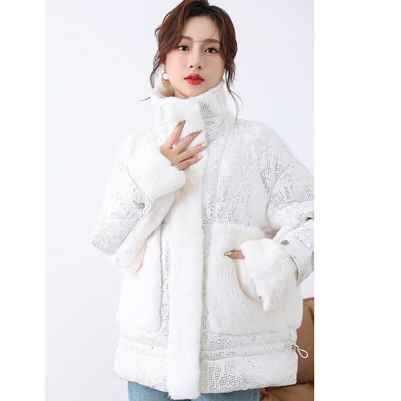 KAISER Rex Rabbit Fur Collar Puffer Down Jacket