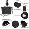Women's 15.6 Inch Laptop Tote Bag in Classic Nyl, Large Capacity with Frt Pocket, Casual Business Travel Bag