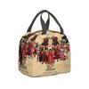 Borsa per il pranzo per bambini Anime One Piece King dei Pirati per studenti delle scuole elementari e medie Borsa da picnic con impacco di ghiaccio Borsa termica portatile per bento