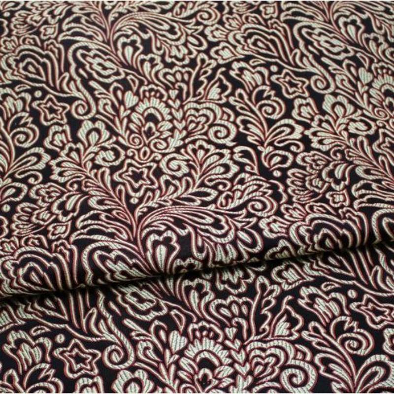 

100/300cm Brocade Jacquard Fabric 75cm Width for Decoration Clothing Sewing Plain Chinese Style Printed Hanfu Cloth Soft Silky 100cmx75cm