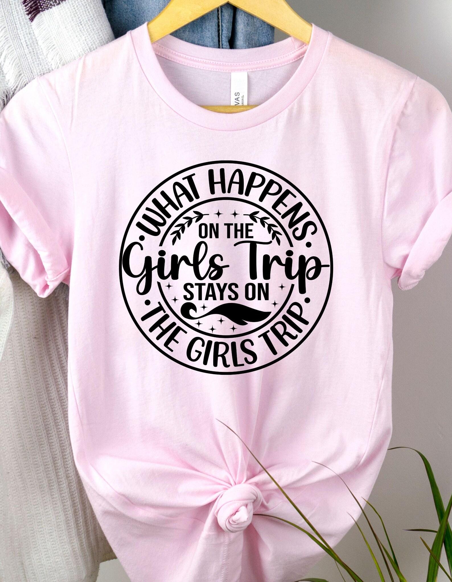 Girls Trip T-Shirt, Fun Party Tee, Travel Memories Shirt, Vacation Outfit, Gifts for Friends, Summer Celebration, 6 colors S