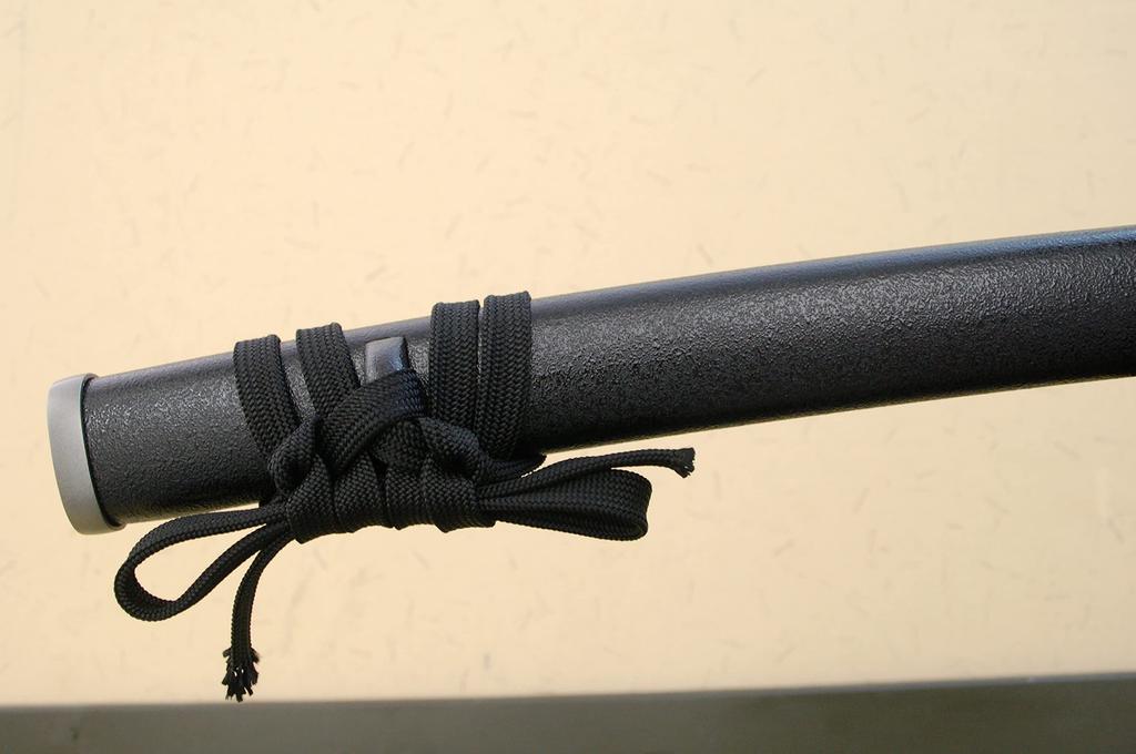 Shinobiya Imitation Aluminium Kuroishime Großschwert Wisch-Imitation Schwert Zertifikat Schwert, Klinge, Scheide, (Schwert, Scheide, Stoff, Set)