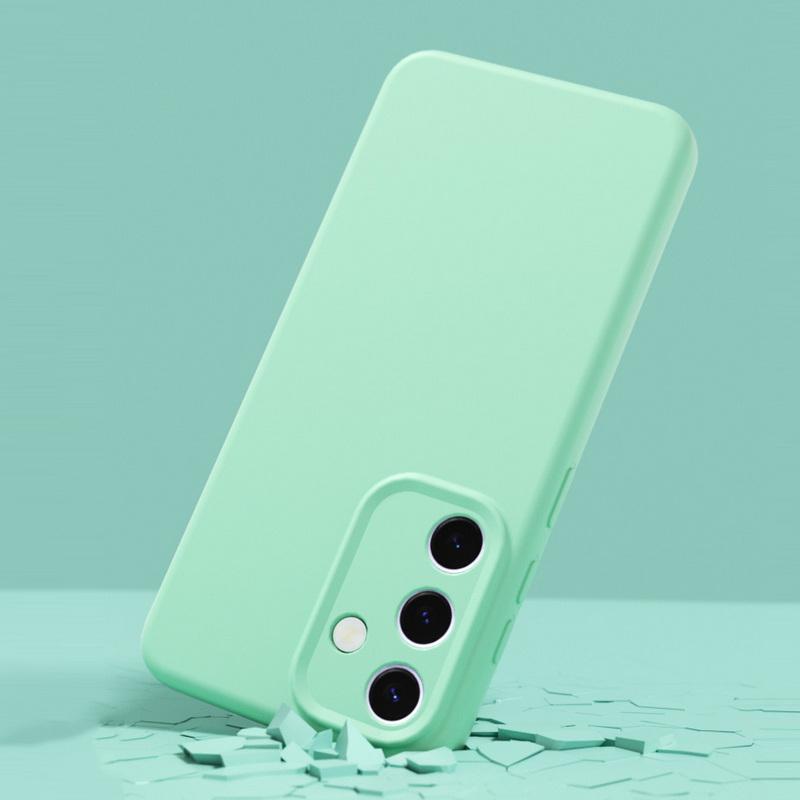 For Samsung S25 S24 Ultra S23 Plus S22 Case Liquid Silicone Matte Soft Lens Protection Slim Shockproof Wireless Charge Magnetic Back Cover