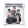 Seonghwa 90s Ateez Kpop Band Pillowcase Printed Polyester Cushion Cover Decoration Pillow Case Cover Home Square 45*45cm