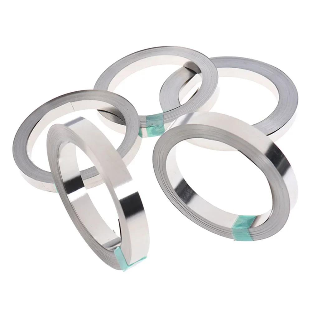 Li-ion Battery Nickel Plated Strip 5M For Spot Welding Good Gloss High Tensile Force Nickel Plated Strip Power Batteries