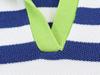 2026 European Spring Women's Striped Lapel Long Sleeve Knitwear