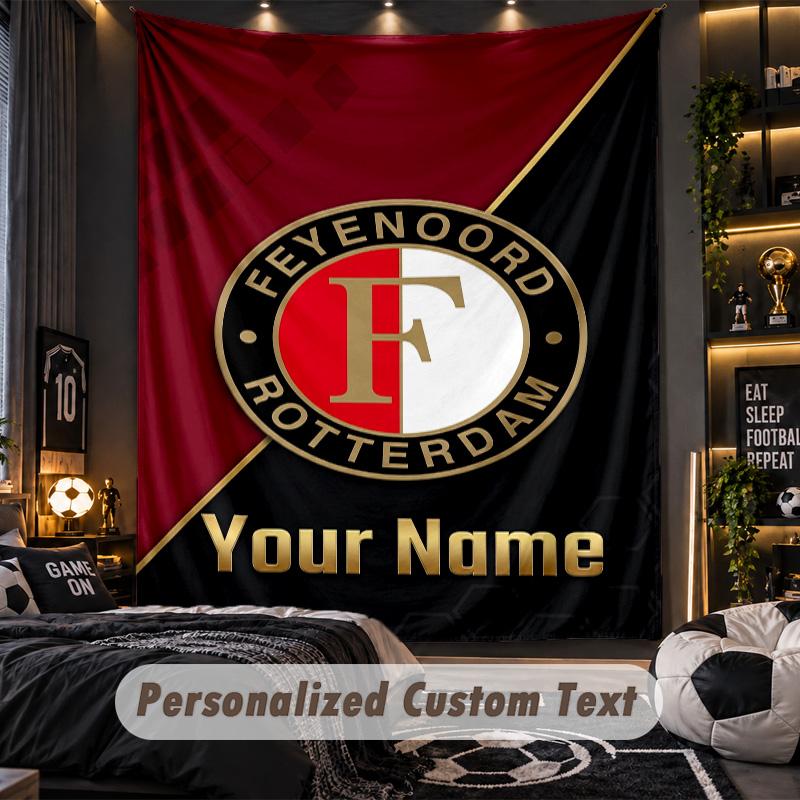 TapestryFeyenoord Custom Name Text Personalized Wall Hanging Tapestry Home Wall Decor