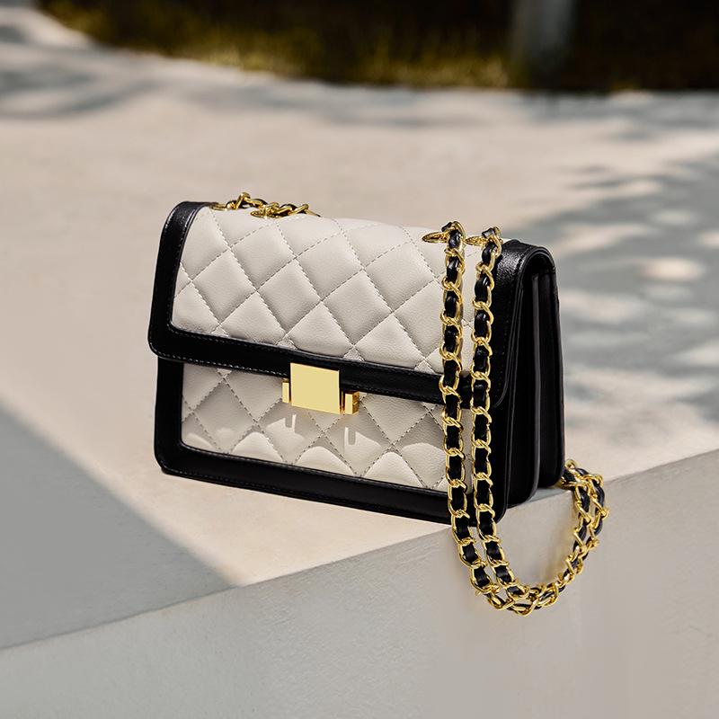 

Qiao Lady Bag 2025 New Autumn Winter Chain Bag Women s Crossbody Bag Versatile Quilted Bag Qixi Festival Gift Genuine Leather Women Long21CM、Thick7CM、Hig