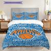 Biancheria da letto Knicks Legacy Basketball Brilliance(1 * copripiumino + 2 * federa, senza nucleo)Set biancheria da letto morbido e confortevole Regalo di Natale compleanno