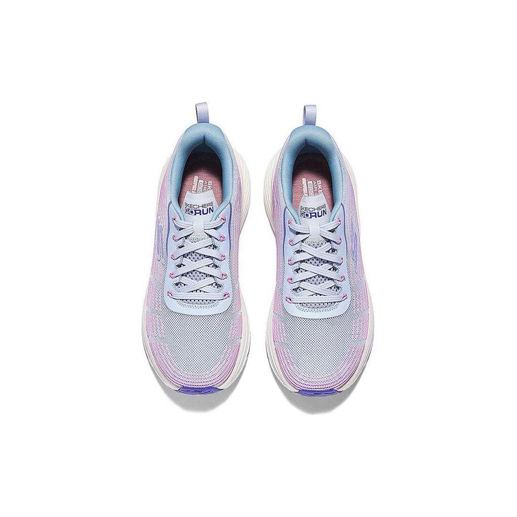 Skechers Max Cushioning Elite 2.0 Women Light Blue Pink Low Top Running Shoes 129600-LBPK