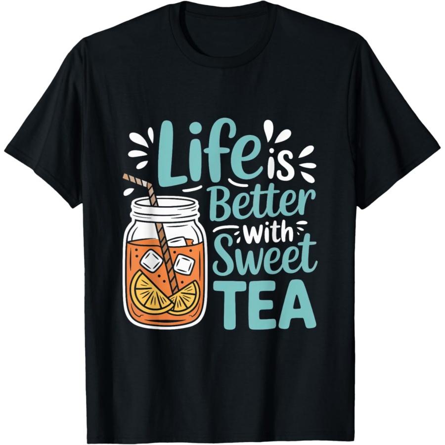 Iced Sweet Tea Lover Women Men Kids Boys Girls T-Shirt S