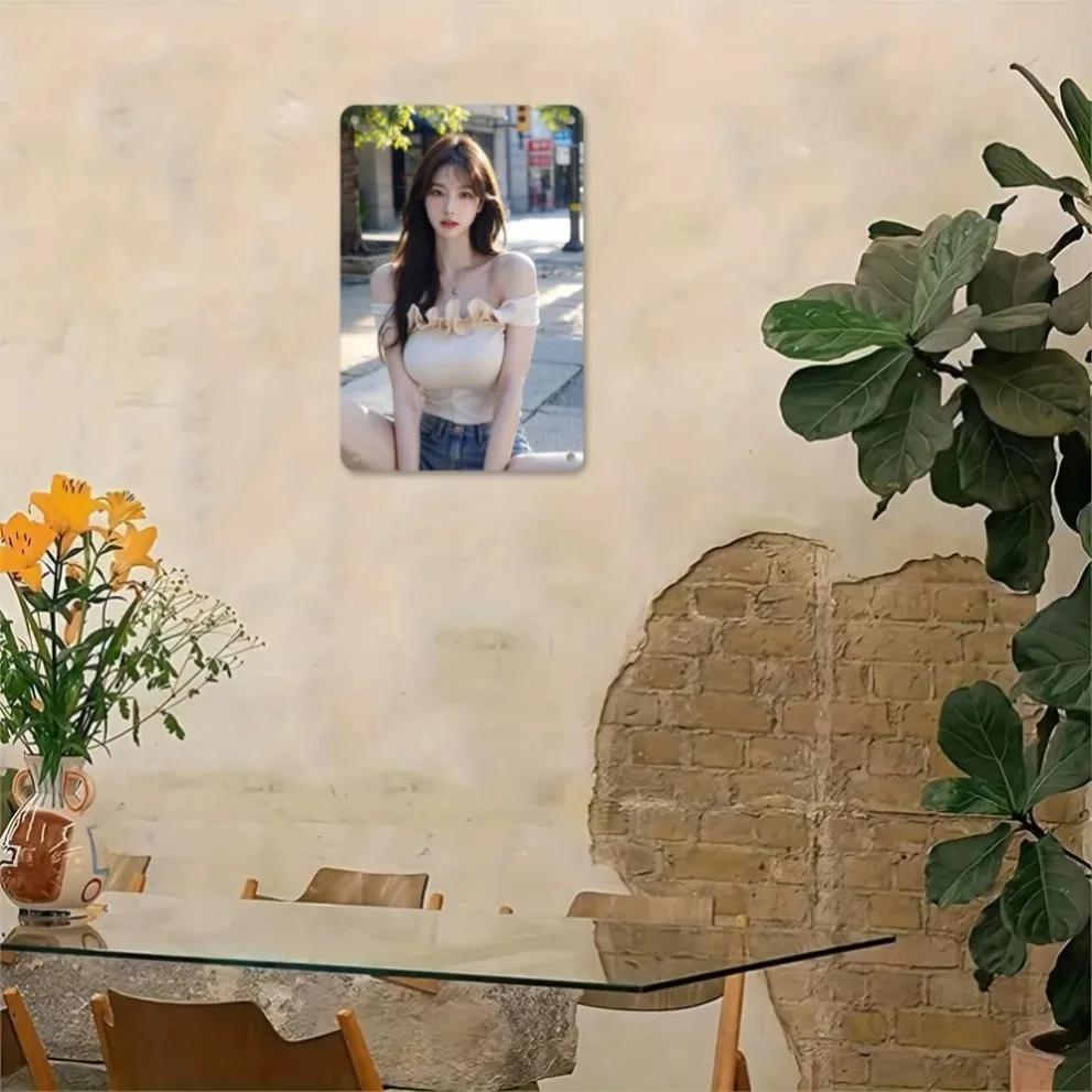 Vintage Metal Tin Sign - Retro Wall Art Decor for Home Kitchen Bar Cafe Bathroom