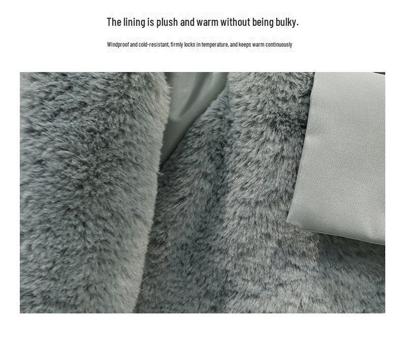 Parka Scurtă de Iarnă pentru Femei 2025 - Jachetă de Bumbac cu Talie Mărime Mare