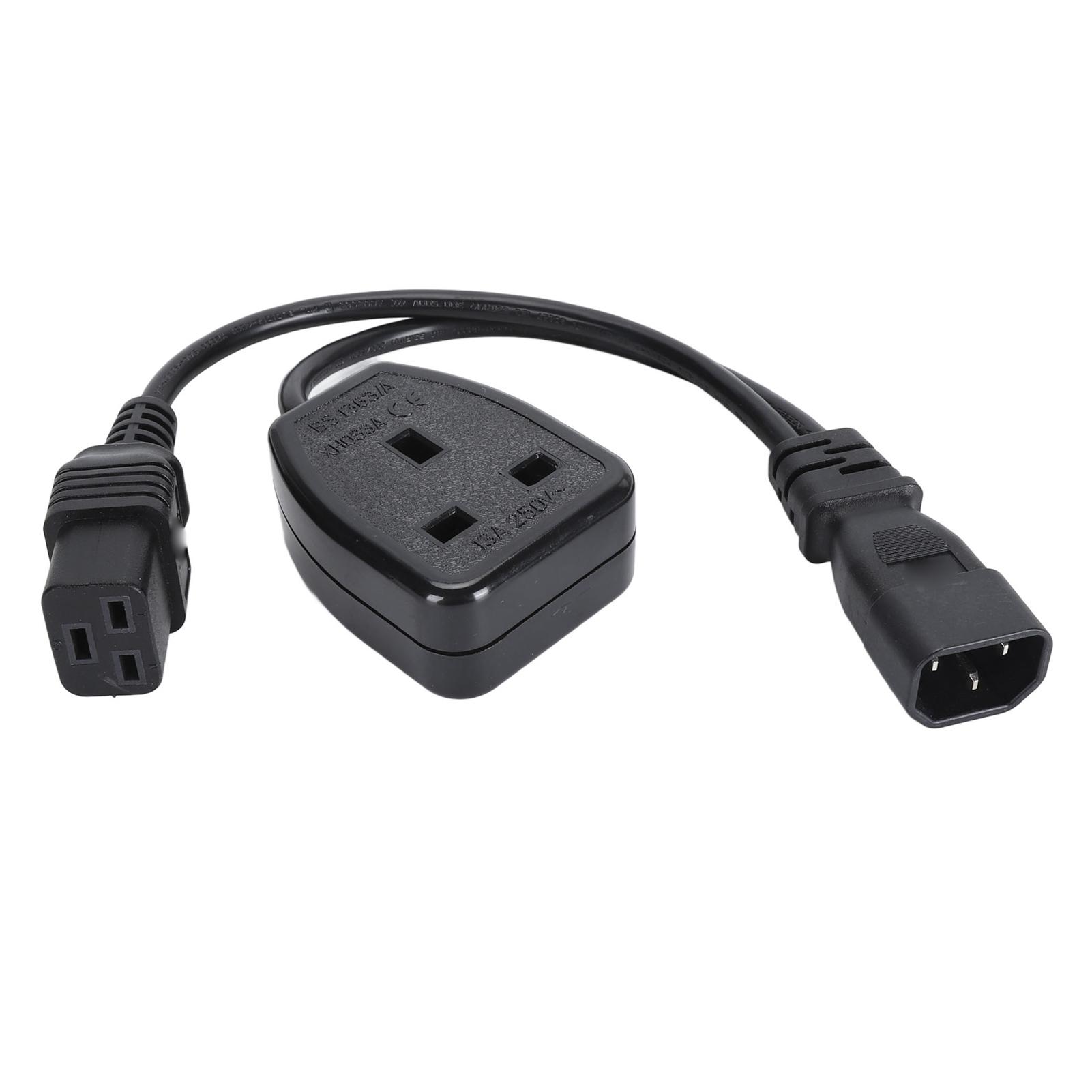 

Кабель питания IEC320 C14 Male to C19 Female длиной 1 фут, разветвитель C14 to C19 Y, шнур питания для ноутбука