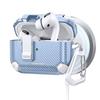KEYSION Magnetic Automatic Switch Earphone Case for Airpods Pro 3 Pro 2 Shockproof Phone Stand Hook Headphone Cover for AirPods 4