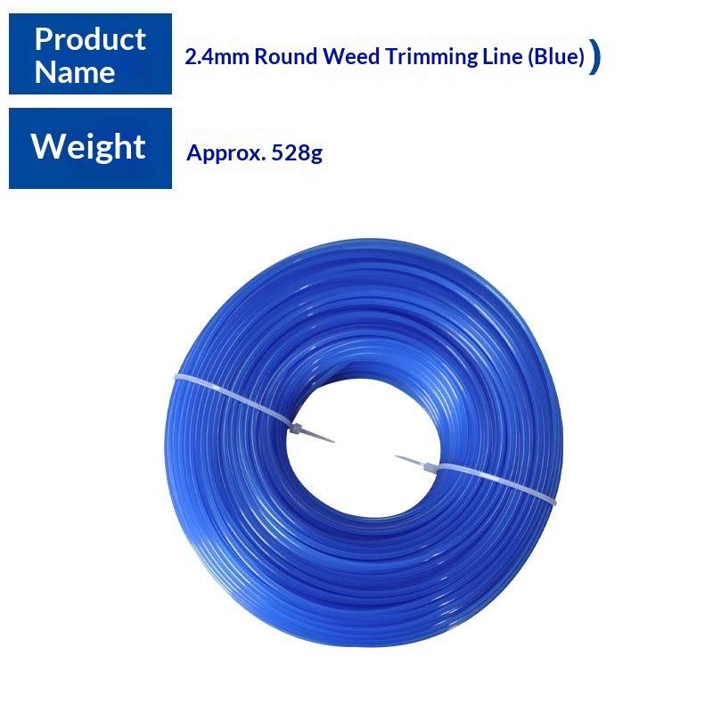 Applicable Lawn Mower Mowing Rope Round 1.6 Blue/green/orange Round 100m Lawn Rope
