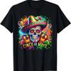 Cinco De Mayo Mexican Skull Fiesta Graphic Tee