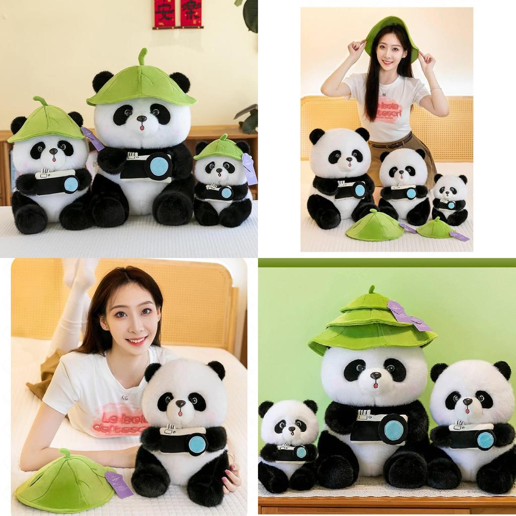 Adorable Plush Panda Toy With Camera Design Perfect For Children's Birthday Gifts