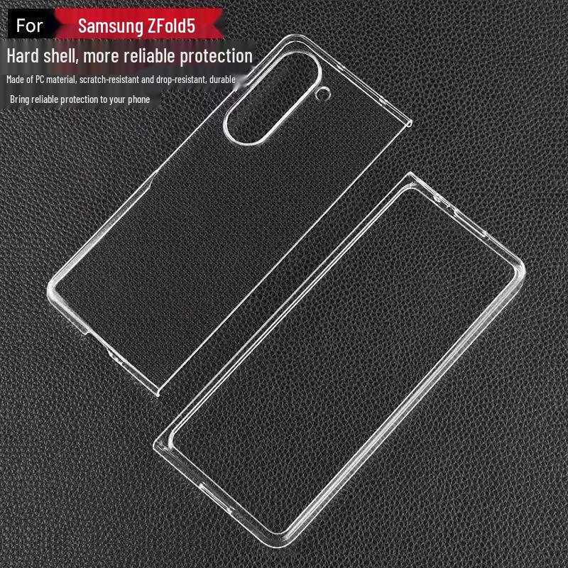 Samsung Z Fold 5 Ultra-Thin Transparent Drop-Proof Full Coverage Case
