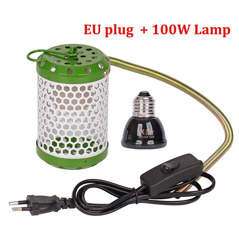 Pet Parrot Heat Lamp Preservation Cover Ceramic Lamp Anti-bite Anti-scalding Reptile Warm Lights Accessories Bird Supplies