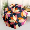 1pc Floral Pattern Automatic Open/close Folding Compact Umbrella, 8-Rib Sturdy Canopy, Lightweight Portable, Everyday Use, Gift, Outdoor Umbrella, Tra