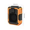Waist Clip Fan 10000mAh Power Bank Fan Multifunction Cooling Fan LED Display Mini Hanging Neck/Waist Fan for Outdoor Gardening