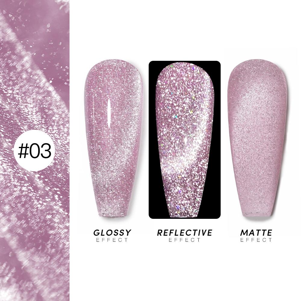 2024 Trendy 36-Color Cat Eye Nail Gel Set - Sparkly UV Gel for Salon Use