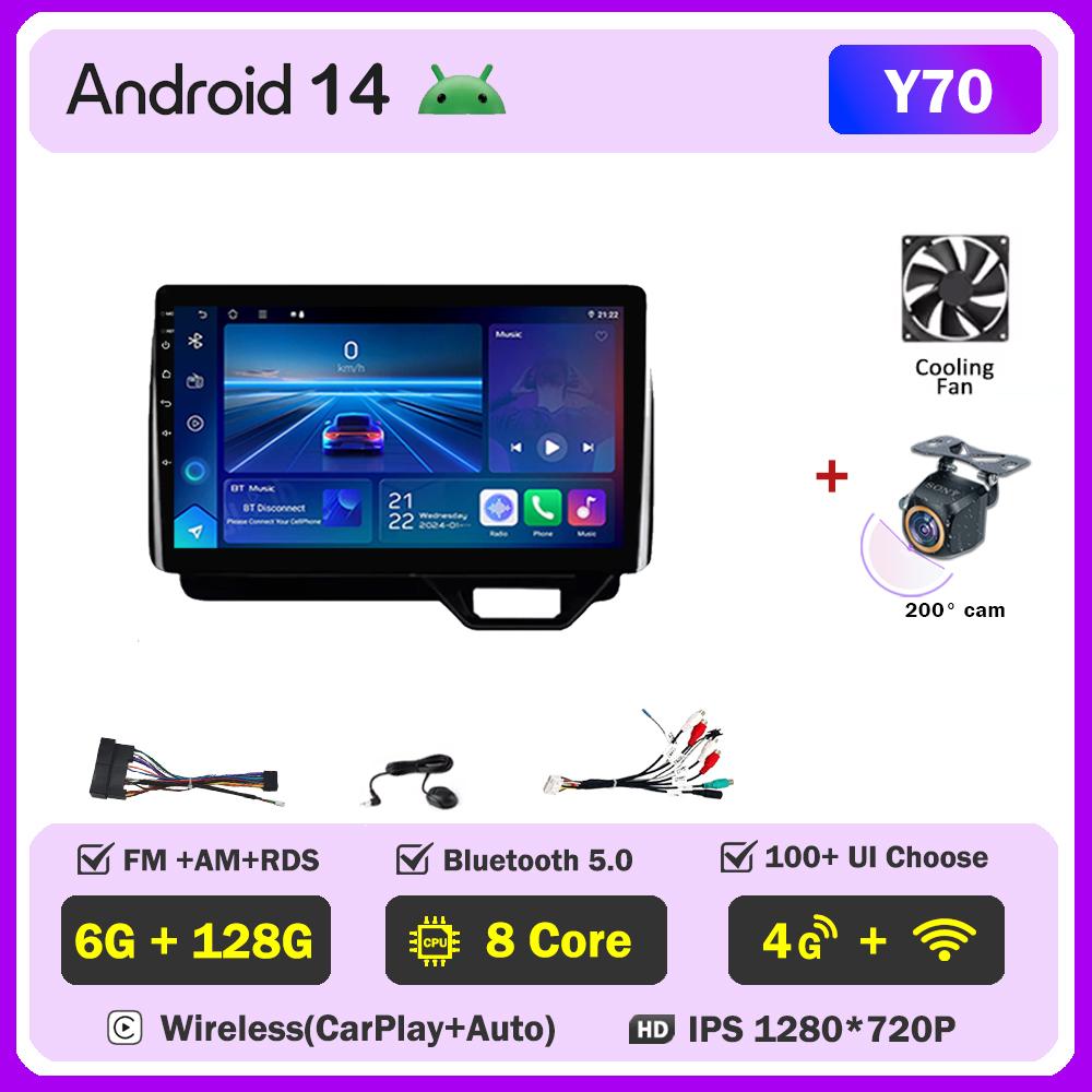 Android 14 For Honda N-BOX II 2 JF3 4 2017 - 2021 Stereo Head Unit Mirror Link GPS Navigation Autoradio Car Intelligent Systems