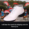 Women's Modern Ballroom Mid-Calf Dance Boots - Soft Sole, Mid-Heel.