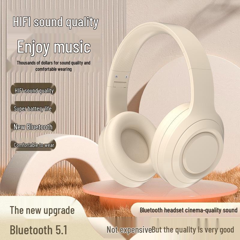 DR58 Series Bluetooth Over-Ear Headphones - Wireless, Noise-Cancelling, Super Long Battery Life, High Fidelity.