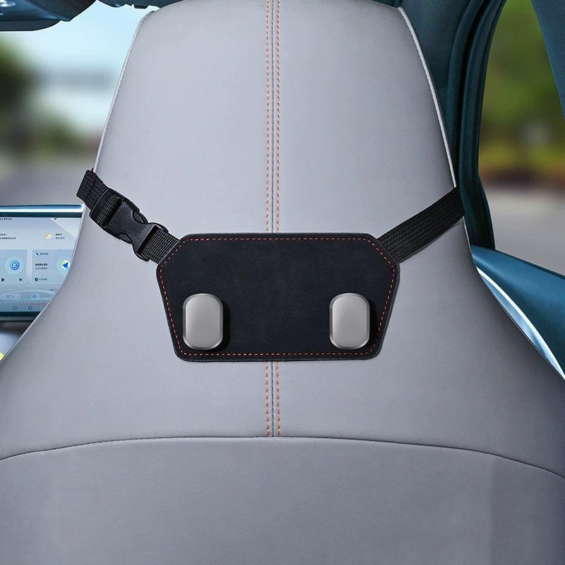 

Car Hook Holder Hooks Car Rear Seat Back Purse Hook Headrest Hanger Clip Auto Seat Organizer Hooks Vehicle Organizer Accessory чорний