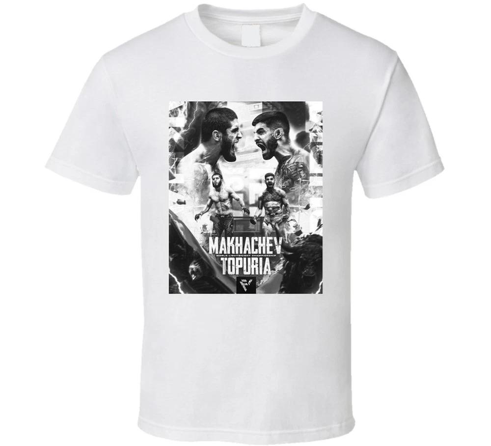 Islam Makhachev Vs Ilia Topuria Fight Fan T Shirt S
