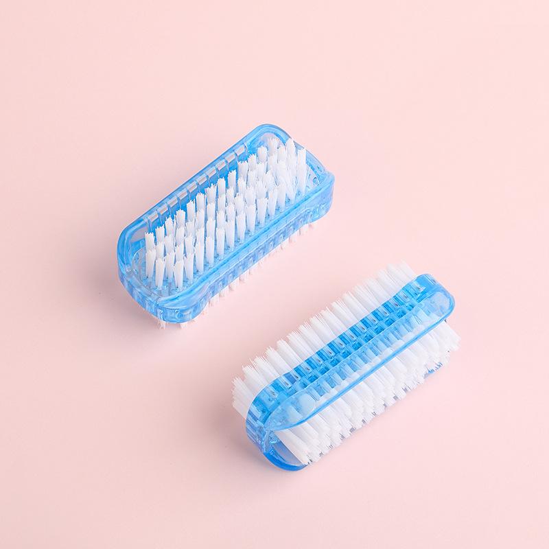 Double-Sided Nail Cleaning Brush, Manicure and Pedicure Tool, Ideal for Fingernails and Toenails