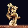Wear Resistant Brass Survival Pendant Featuring Heavy Duty Rope For Camping Hiking And Urban Lifestyle