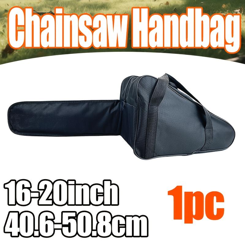 

1pc Heavy-Duty Oxford Chainsaw Bag, Safety Zipper Fits 45.72/50.8cm Chainsaws