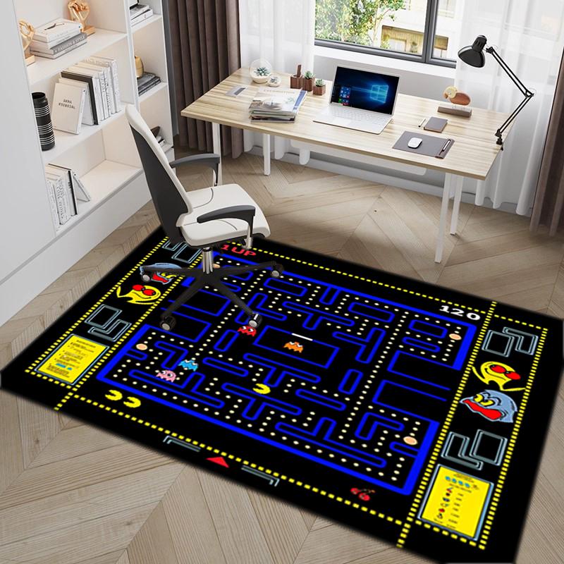 1Pc game theme Printed circular carpet, home door mat, outdoor travel protection carpet B9