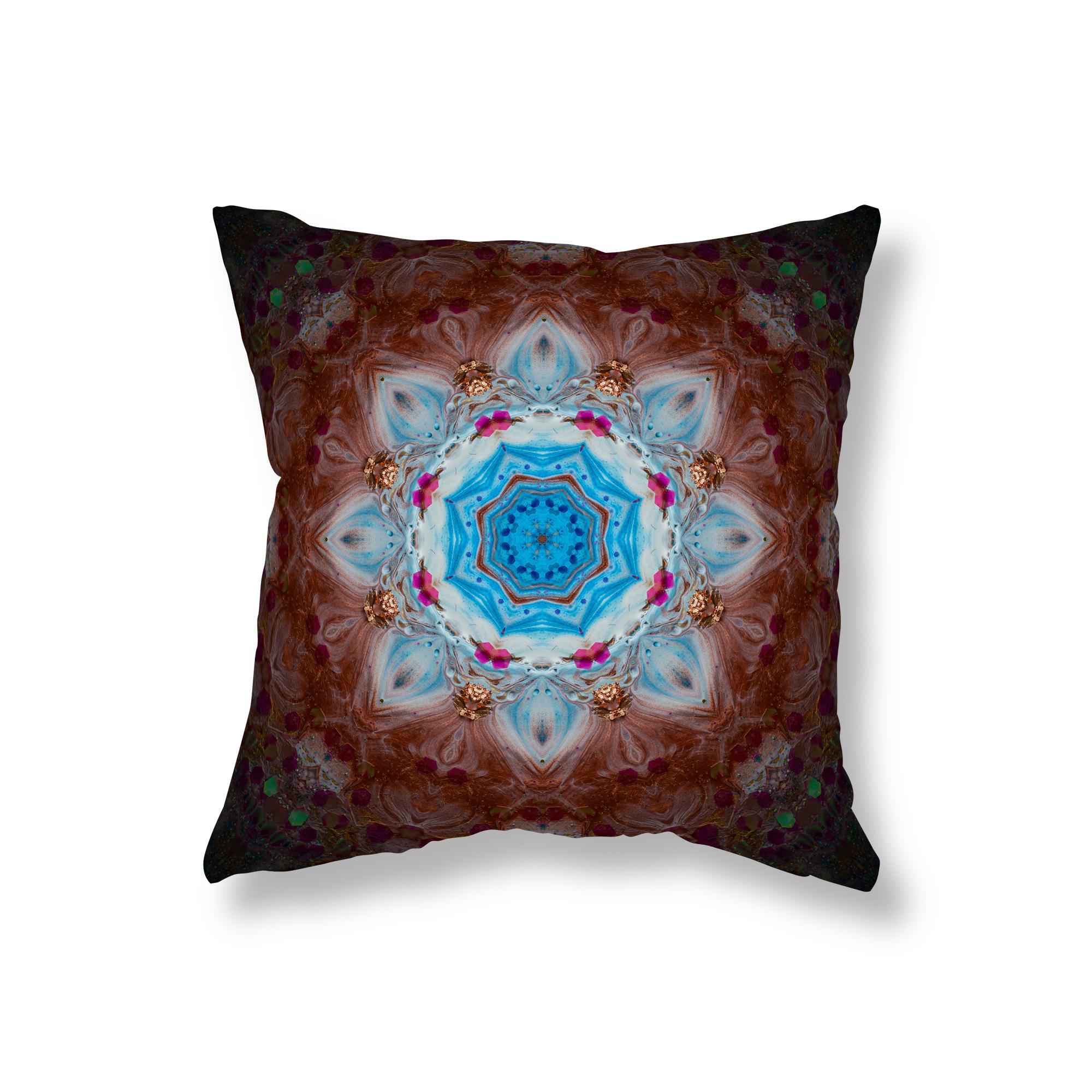 

45x45 см психоделическая Мандала с принтом, наволочка, чехол для подушки, декор для дивана, прикроватная тумбочка для комнаты, офисный игровой стул, наволочка, домашний декор 40x40cm