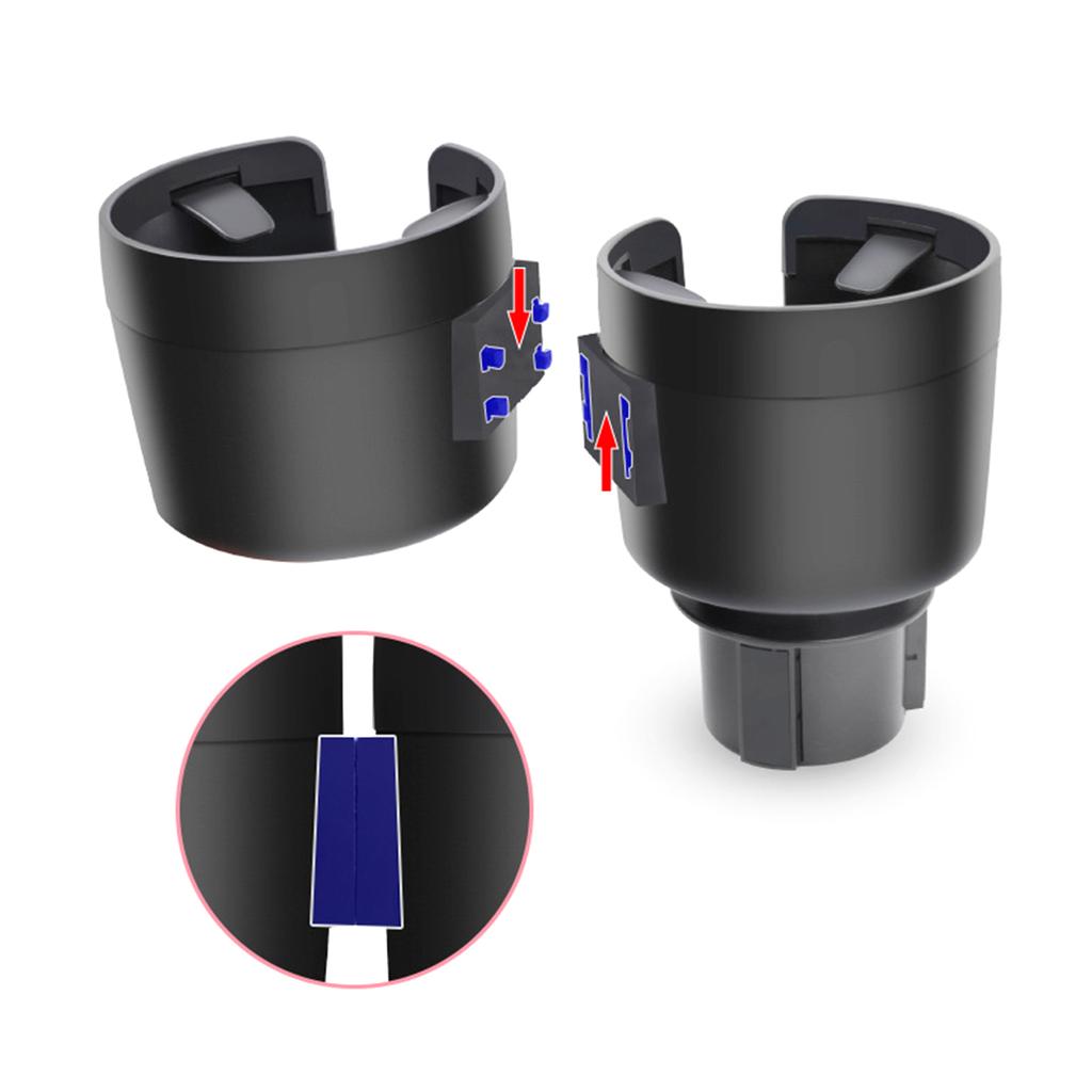 Cup Holder Expander for Car, 2 In 1 All Purpose Car Cup Holer and Organizer with Adjustable Base for 34oz Drink Bottles